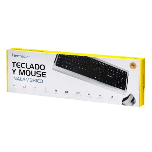 Teclado y Mouse Inalambrico Tecmaster LD100 - Imagen 2