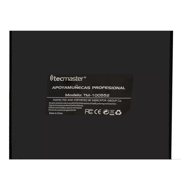 Apoya Muñeca Ergonómico TM-100552 Tecmaster