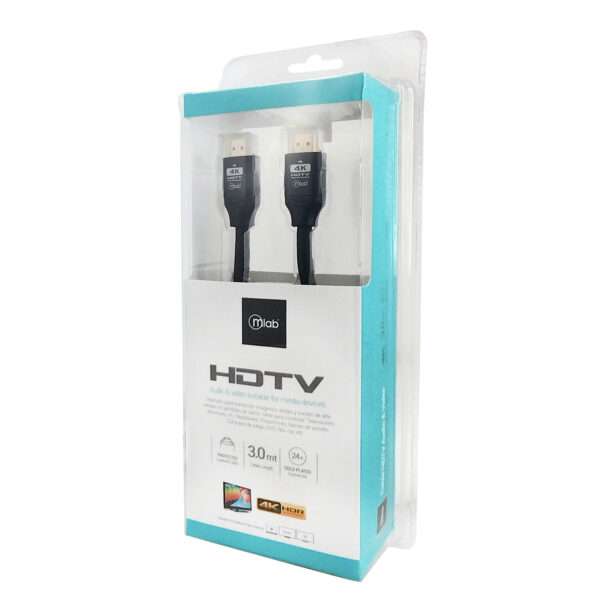 Cable Hdmi 4k 3 Mts Mlab
