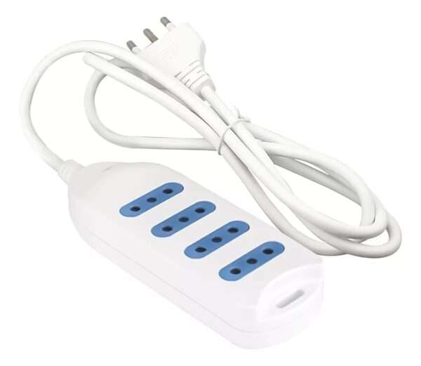 Alargador Electrico 5 Metros 4 Entradas Dblue