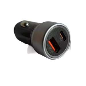 Cargador para  Auto 2 Puertos Usb + Tipo C 38W