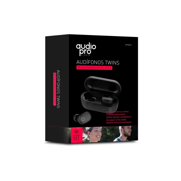 Audifonos inalambricos EarBuds Audiopro AP02021BK