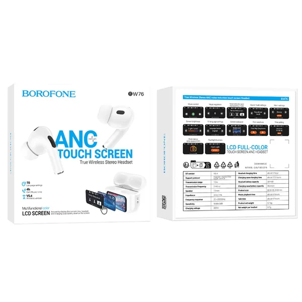 Audifonos Inalambricos Anc In Ear Borofone BW76
