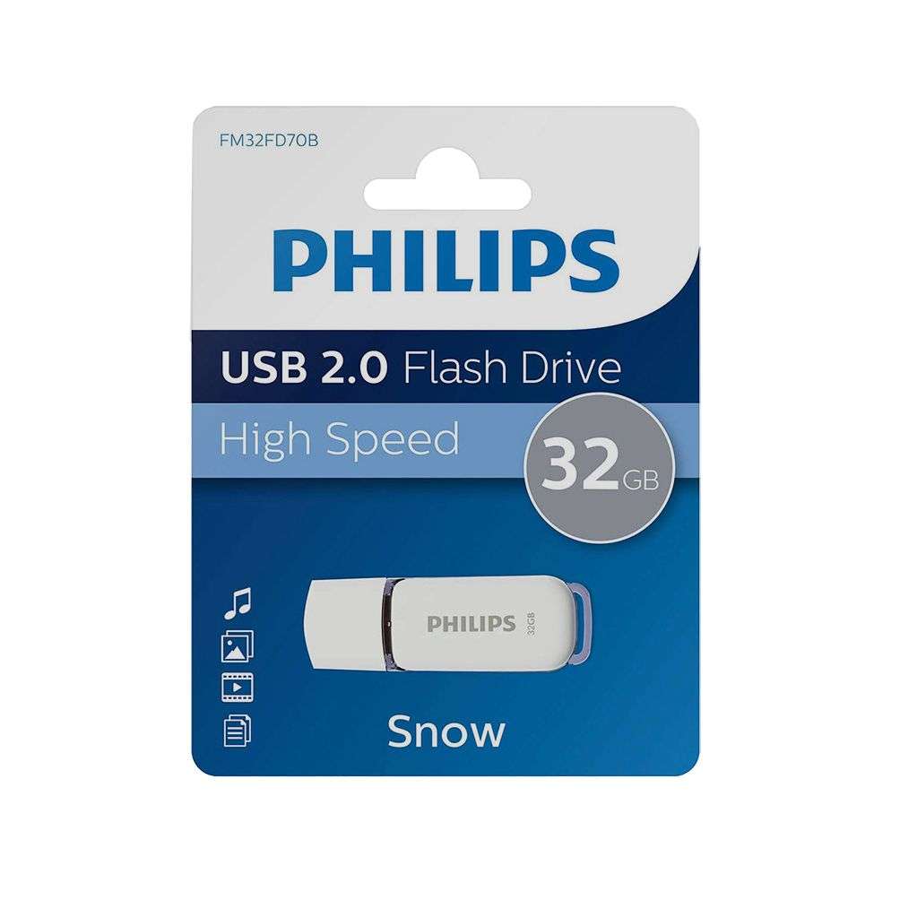 Pendrive 32 GB Snow Philips 2.0