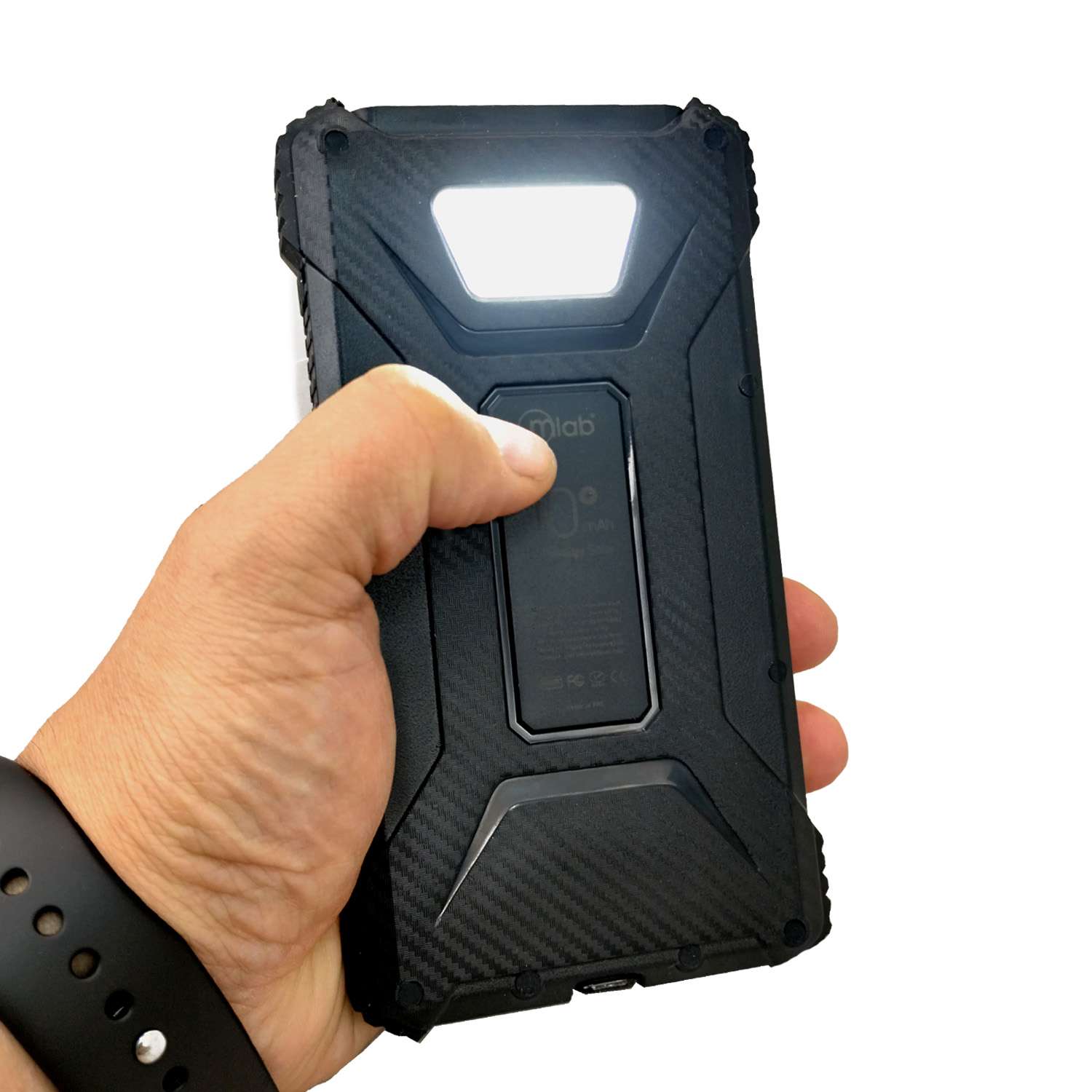 Bateria Externa Solar 10.000mAh Mlab