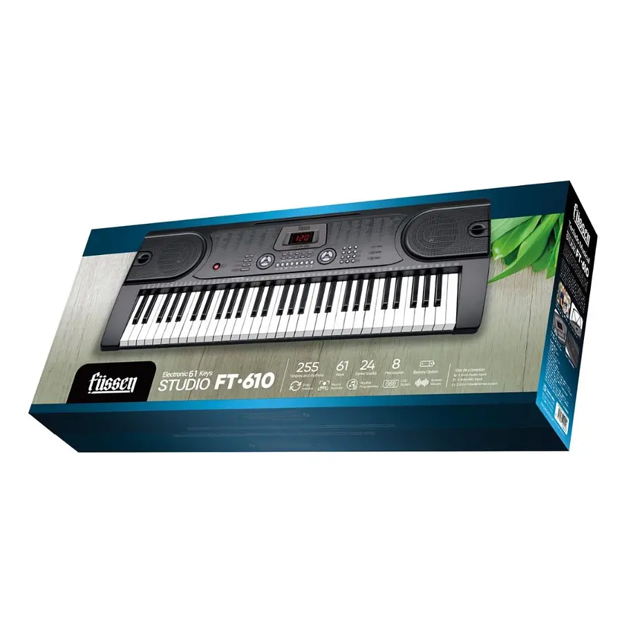 Teclado Musical 61 Teclas Fussen Studio FT-610 - Imagen 2