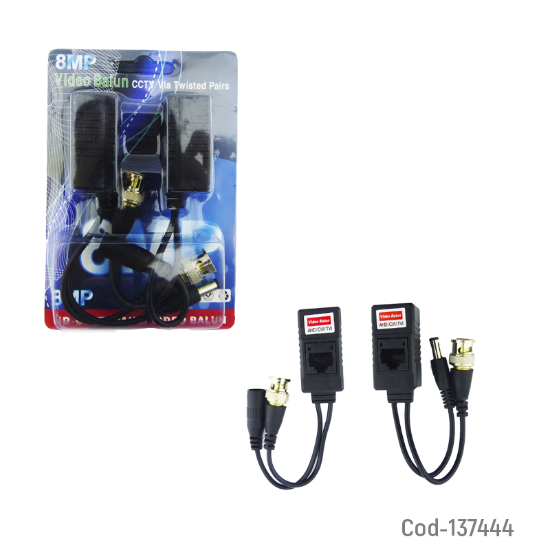 Balun Para Video Con Terminal Doble
