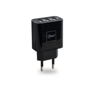 Cargador de Pared Usb 3 USB Mlab