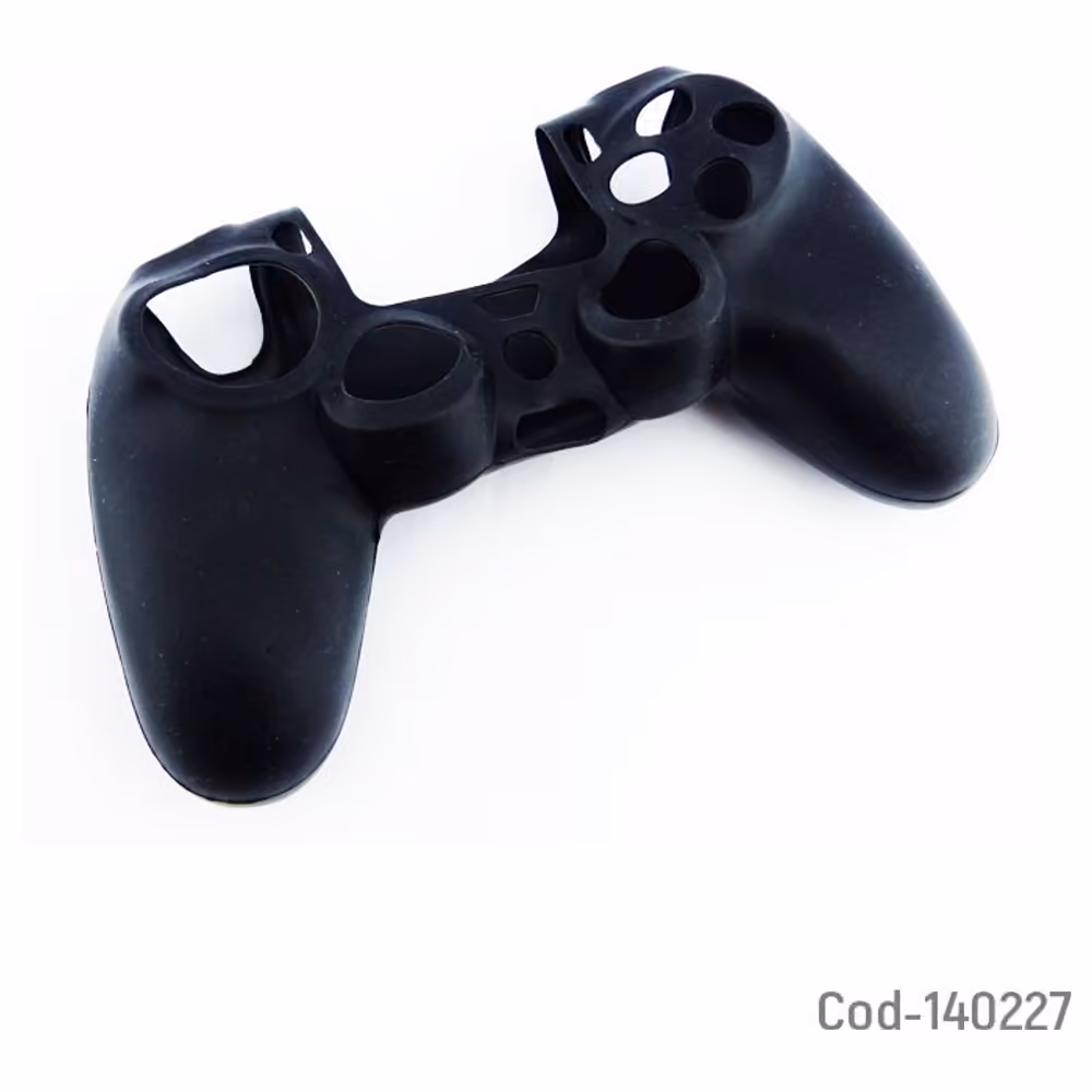Funda negra de silicona para control PlayStation 5