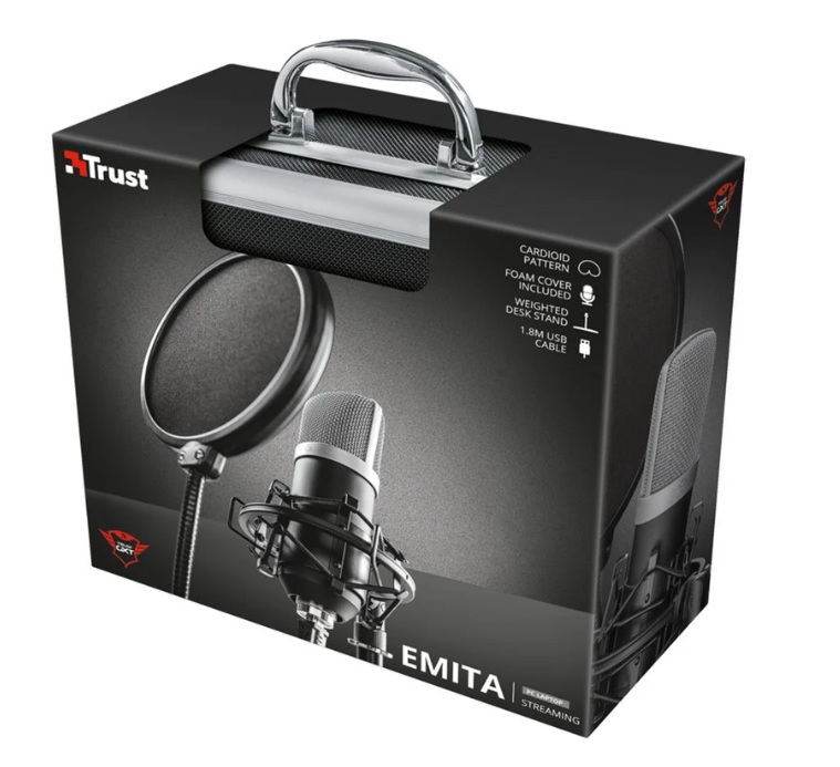 Micrófono de Estudio Trust Emita GTX 252