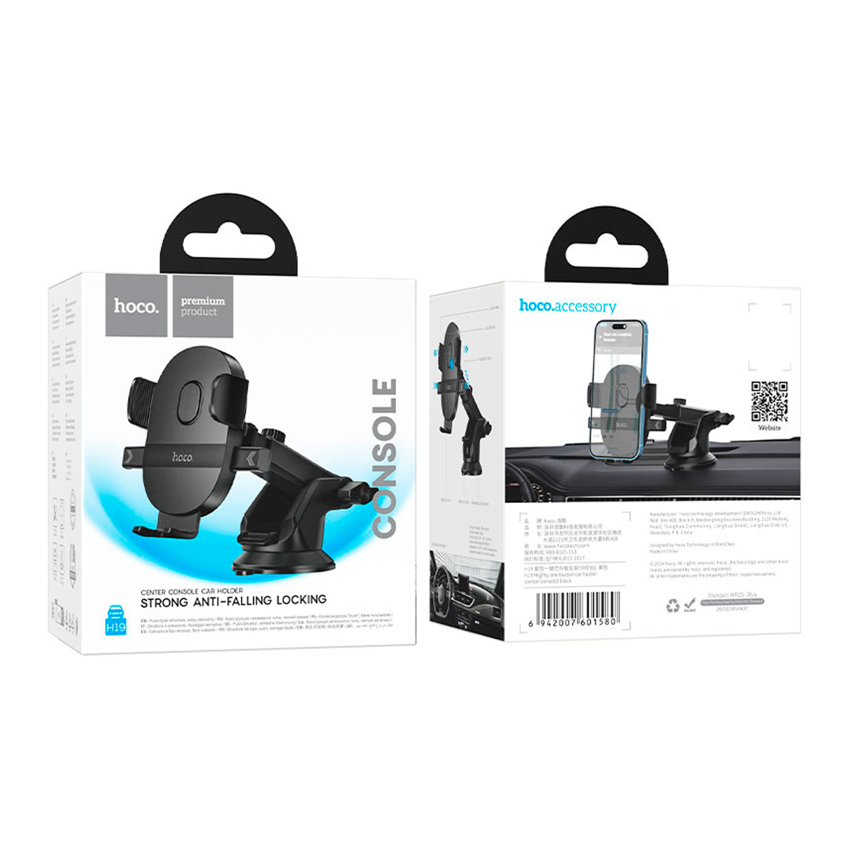 Soporte Celular Ventosa Hoco h19