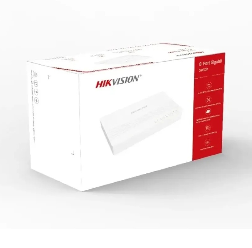 Switch 8 Puertos 10/1000 Mbps Hikvision - Imagen 2