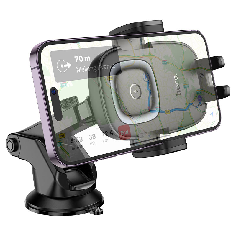Soporte Celular Ventosa Con Carga Inalámbrica Hw32 Hoco