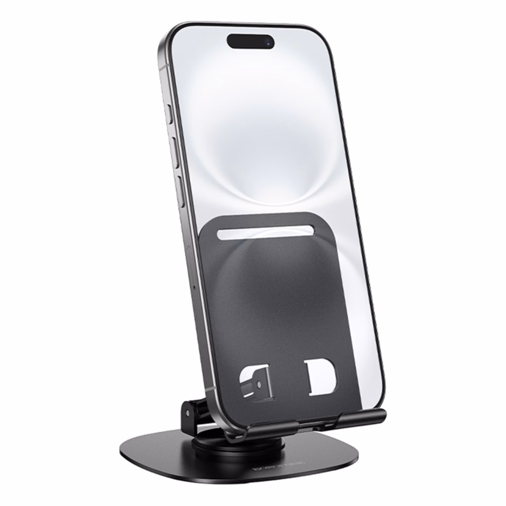 Soporte celular Borofone BH138 mostrando su diseño plegable