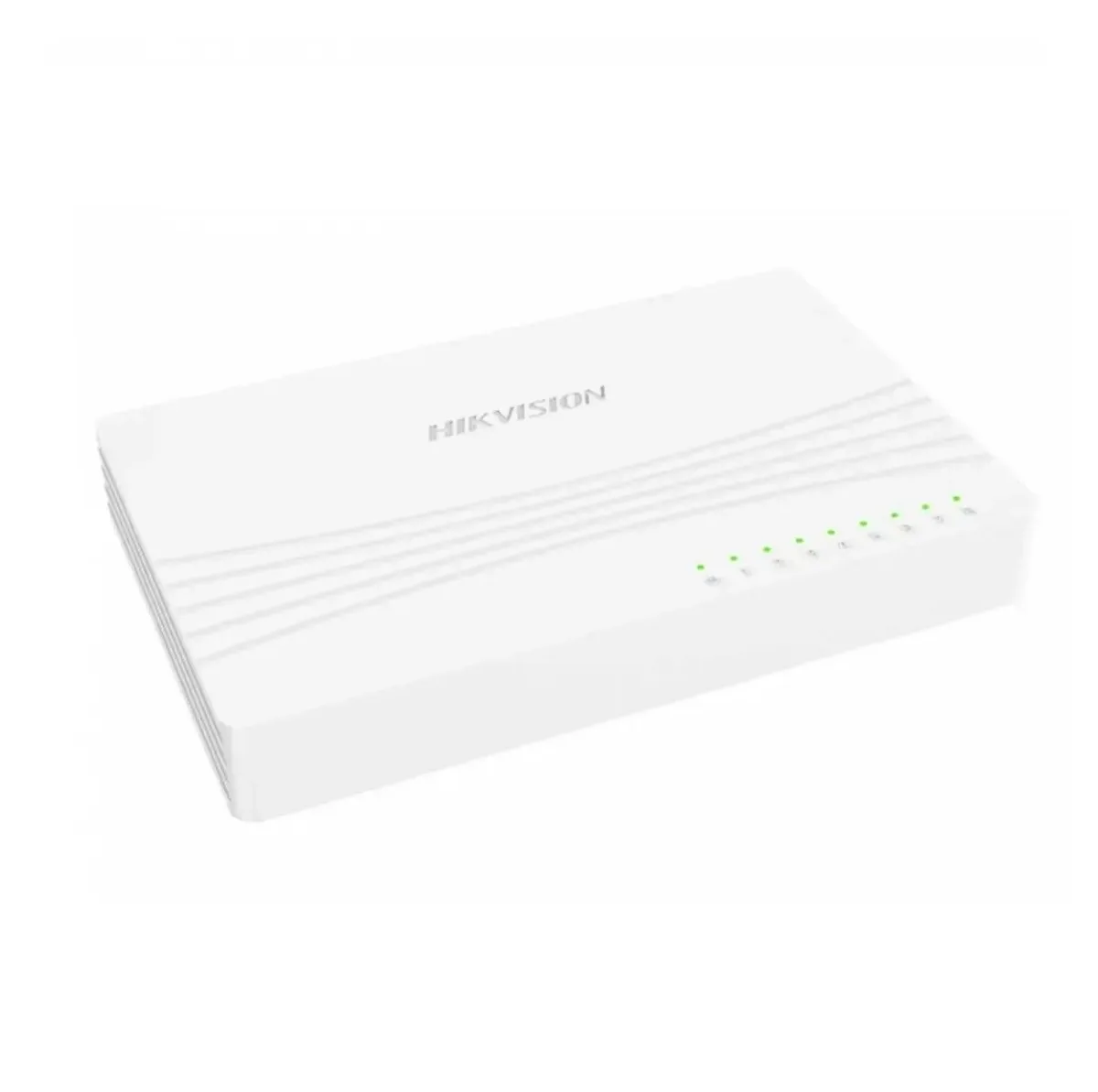 Switch Hikvision DS-3E0508D-E instalado en una red
