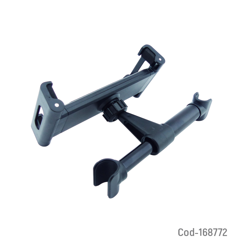 Soporte Tablet Auto Cabecera Q3-B con rotación de 360 grados