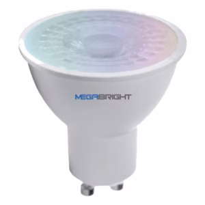 Ampolleta Smart LED GU10 5W Megabright blanca en vista principal