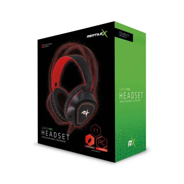 Audífonos Gamer Reptile X RX0011R con caja