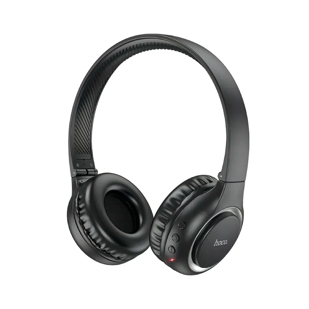 Audífonos Hoco W41 negros con diadema ajustable