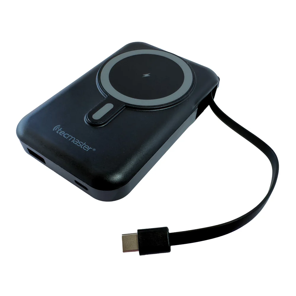 Cable USB-C integrado de la batería externa Tecmaster TM-200568