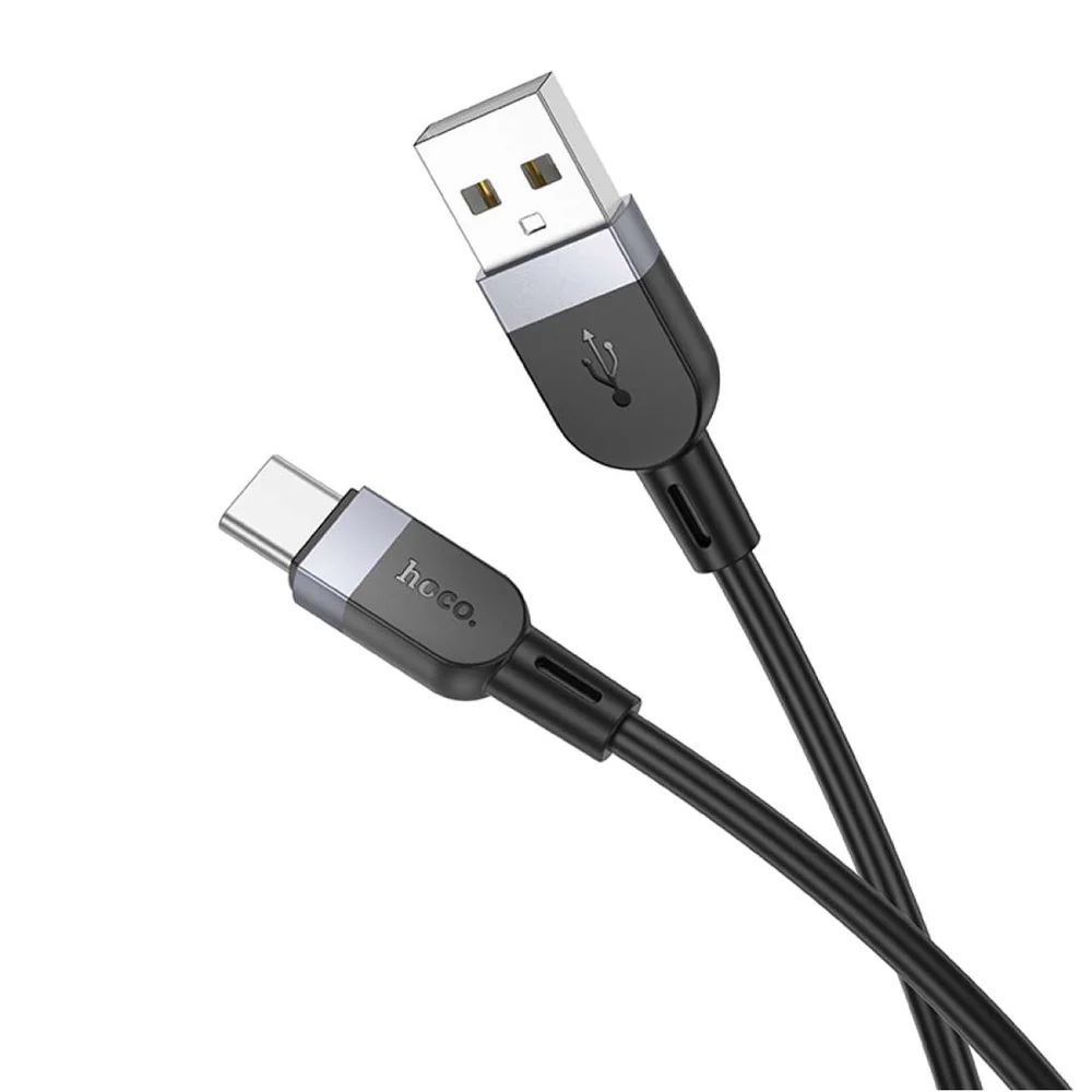 Cable Hoco X109C USB-A a USB-C negro de 1 metro SKU 4820