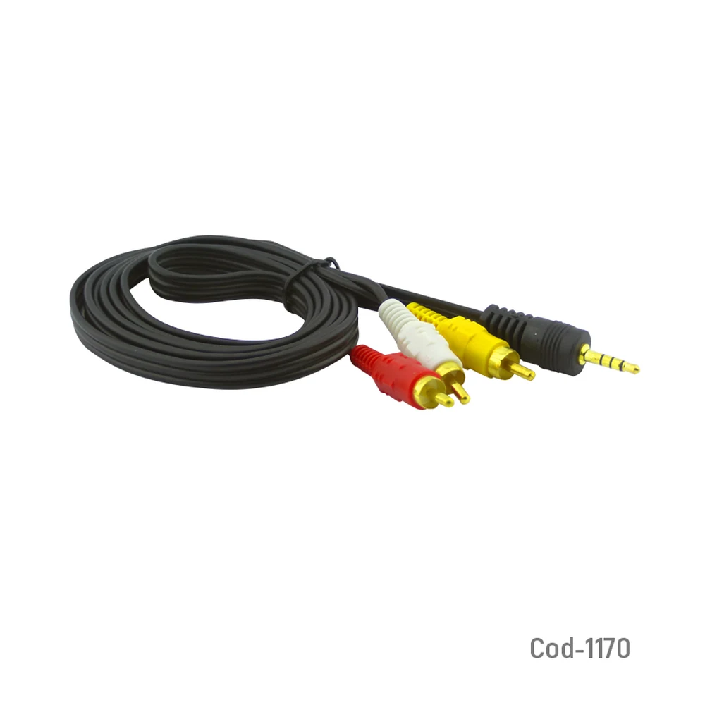 Cable RCA a auxiliar 3.5 mm de 1,5 m