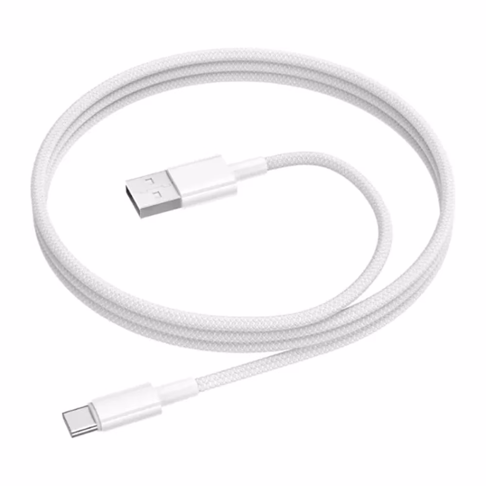 Cable USB-A a USB-C Borofone BX117 blanco de 1 metro SKU 4827