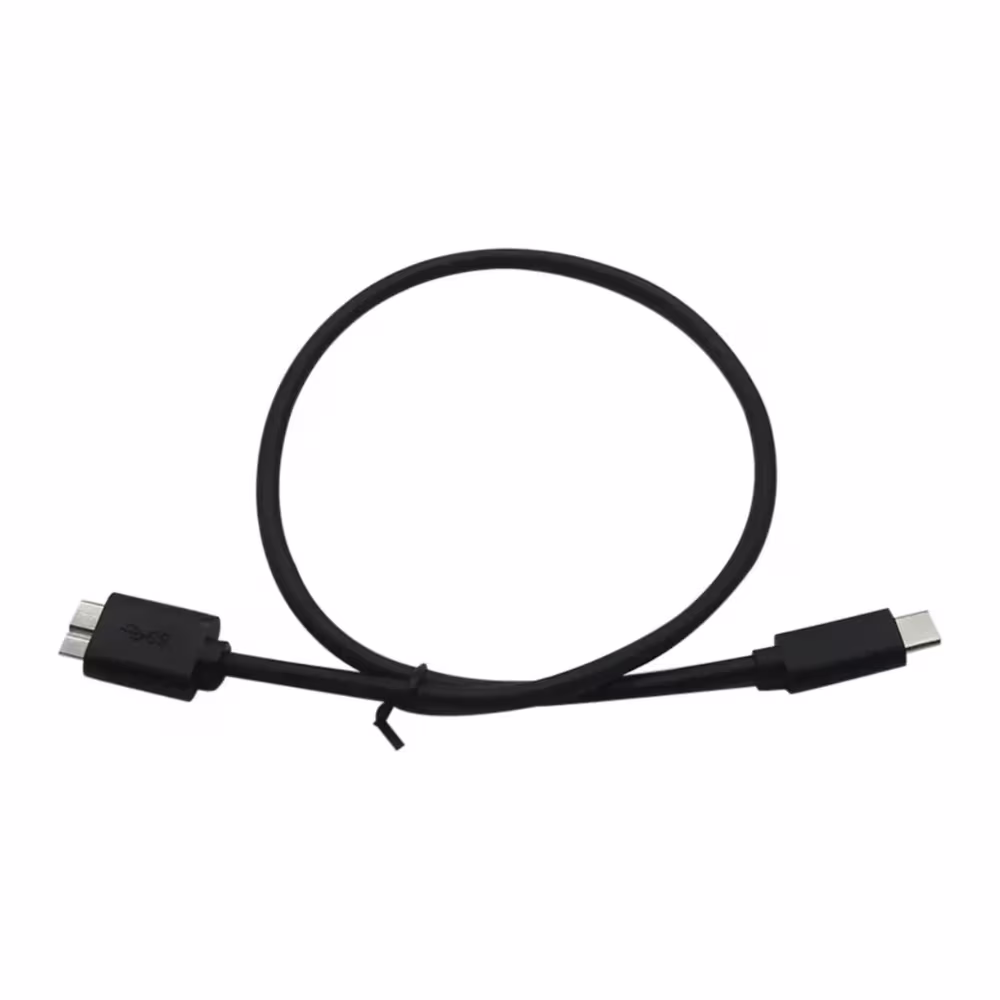 Cable USB Tipo C a Micro USB B 3.0 enrollado en Talca - Imextec