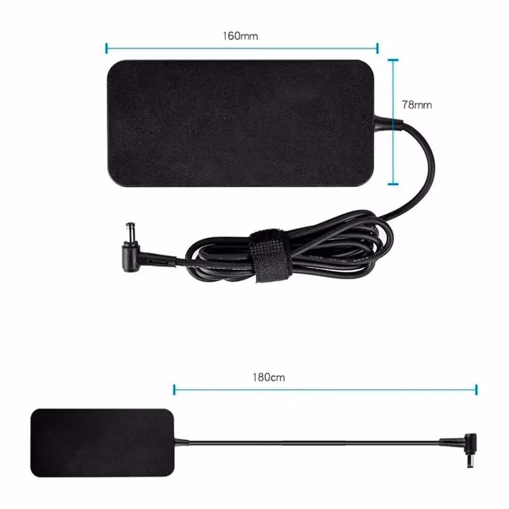 Dimensiones del cargador Asus 20V 7.5A 150W