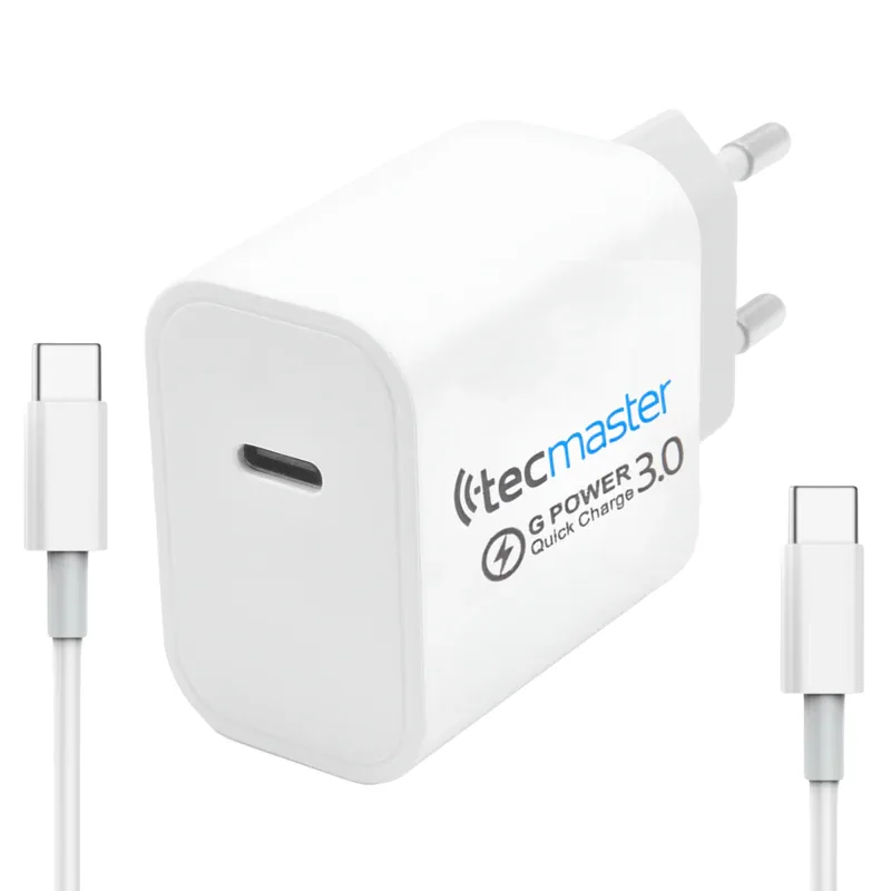 Puerto USB-C del Cargador Tecmaster TM-200524 20W