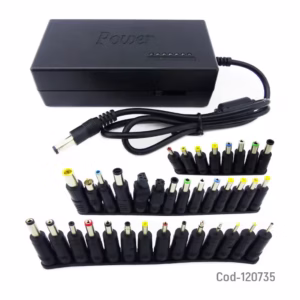 Cargador universal para notebook 120W con 36 conectores intercambiables SKU 4885
