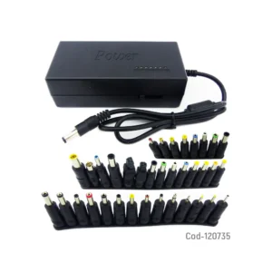 Cargador universal para notebook 120W con 36 conectores intercambiables SKU 4885