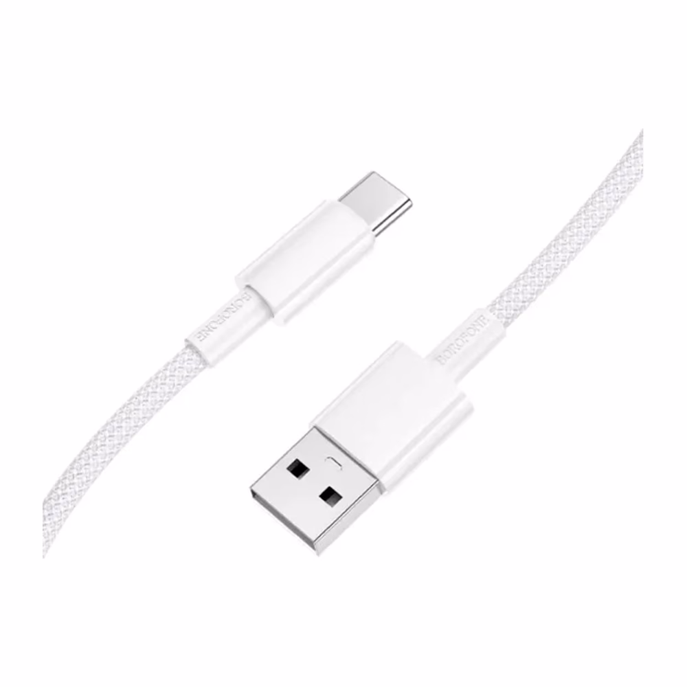 Conectores USB-A y USB-C del cable Borofone BX117 SKU 4827