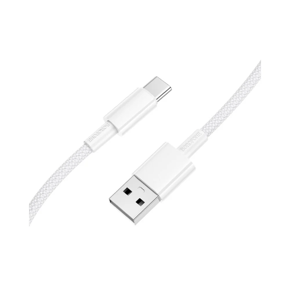 Conectores USB-A y USB-C del cable Borofone BX117 SKU 4827