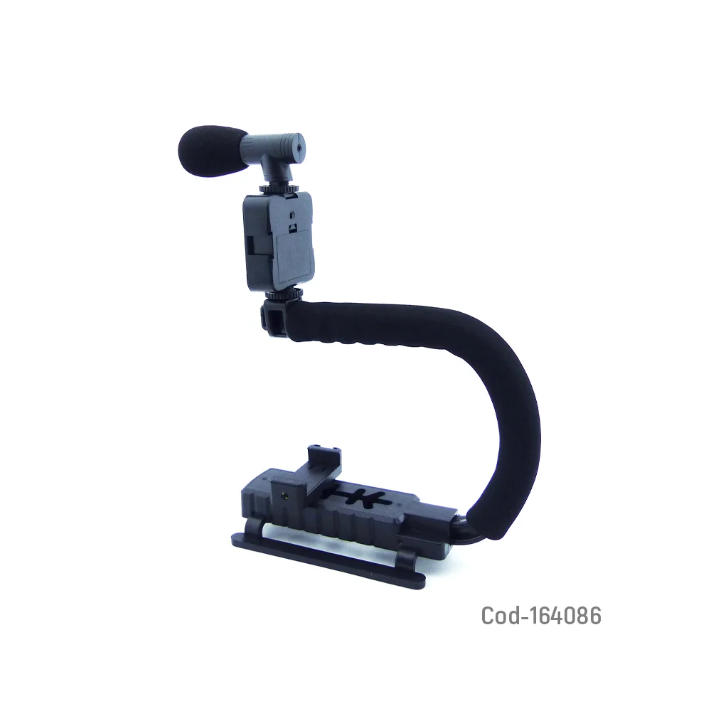 Estabilizador AY-49U vista lateral con soporte para smartphone SKU 4804