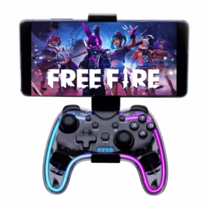 Gamepad Inalámbrico Tecmaster TM-400512 RGB con soporte para smartphone SKU 4898