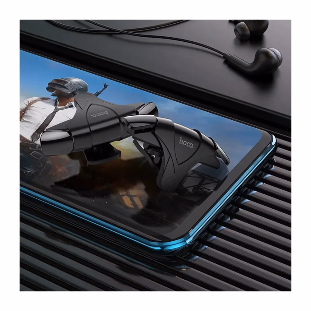 Gatillos Hoco GM5 Wolf instalados en smartphone
