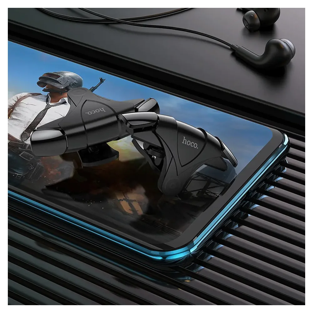 Gatillos Hoco GM5 Wolf instalados en smartphone