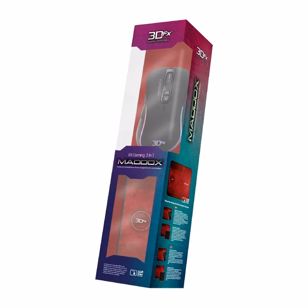 Caja del Kit Gamer Maddox 3600 3DFX SKU 4865