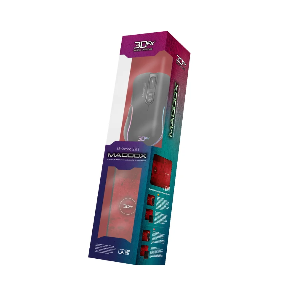 Caja del Kit Gamer Maddox 3600 3DFX SKU 4865