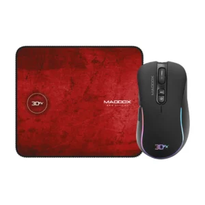 Kit Gamer Maddox 3600 3DFX SKU 4865 con mouse y mouse pad