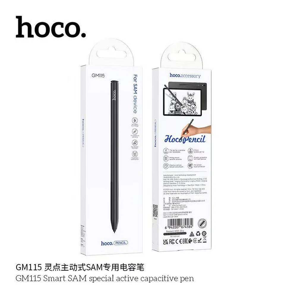 Empaque original del lápiz capacitivo Hoco GM115 para Samsung