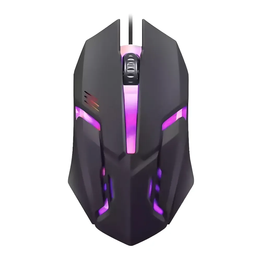Mouse Gamer AOAS V02 SKU 4864 vista superior con iluminación LED