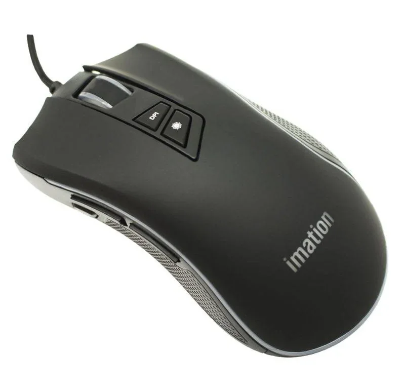 Mouse Gamer Imation IMGT290 negro con botones DPI