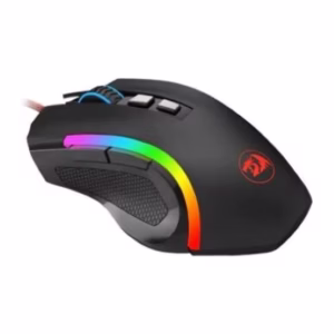 Mouse Gamer Redragon Griffin M607 SKU 4784 vista principal con iluminación RGB