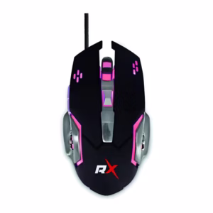 Mouse Gamer ReptileX RX0005 SKU 4891 vista principal con iluminación LED