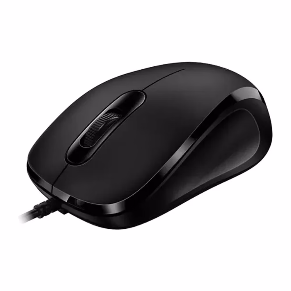 Mouse Genius DX-101 SKU 4870 vista lateral con cable USB