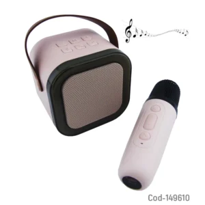 Parlante Karaoke Portátil K12 SKU 4854 con micrófono inalámbrico
