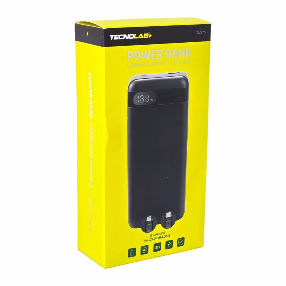 Caja de empaque del power bank Tecnolab TL575
