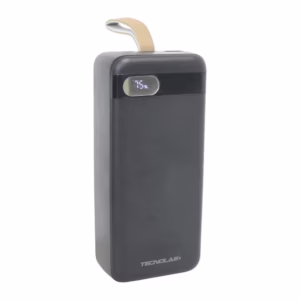 Power bank Tecnolab TL575 negro con pantalla de porcentaje de batería